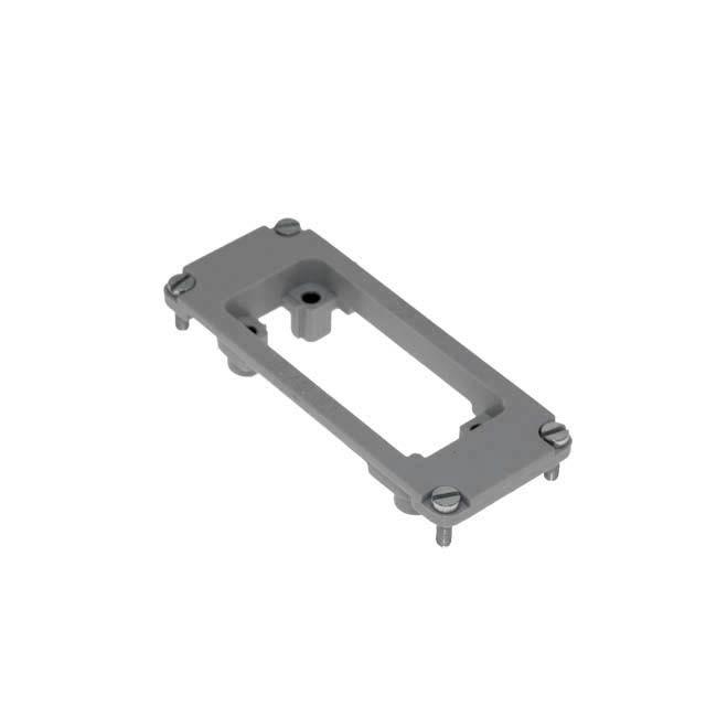 Mencom CR-15/16 Adapter Plate For COB Series, for 1 insert with screw fixing centre distance of 49.5 x 16 mm