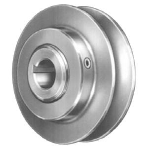 Gates 1VP62 1 Variable Speed Pulley; 1" Bore; 1 Grooves; 5.95" Outside Diameter; 3L | 4L | A | 5L | B | 5V Belt Series; Finished Bore; No Bushing; 4-1/2" Pitch Dia Min; 6.3" Pitch Dia Max; Yes Keyway; Manual Turn Adjustment Method