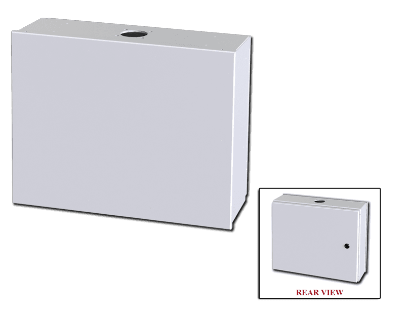 Saginaw Control SCE-16HMI2006LP HMI Enclosure, Height:16.00", Width:20.00", Depth:6.00", RAL 7035 gray powder coated inside and out. Optional sub-panels powder coated white.