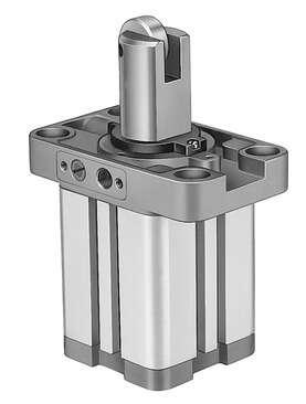 Festo 164886 stopper cylinder STAF-80-30-P-A-R With roller and built-in flange plate. Stroke: 30 mm, Piston diameter: 80 mm, Cushioning: P: Flexible cushioning rings/plates at both ends, Assembly position: Any, Mode of operation: (* single-acting, * pulling action)