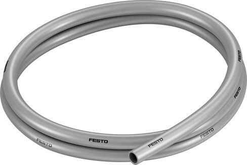 Festo 558281 plastic tubing PUN-H-10X1,5-SI Approved for use in food processing (hydrolysis resistant) Outside diameter: 10 mm, Bending radius relevant for flow rate: 52 mm, Inside diameter: 7 mm, Min. bending radius: 28 mm, Tubing characteristics: Suitable for energy