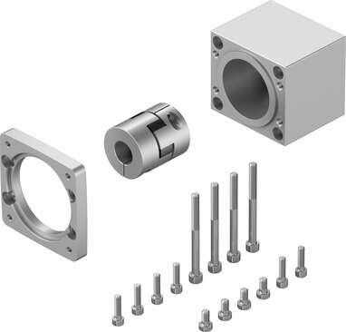 Festo 3637970 axial kit EAMM-A-S62-80P-G2 Suitable for electric drives. Assembly position: Any, Storage temperature: -25 - 60 °C, Relative air humidity: 0 - 95 %, Protection class: IP40, Ambient temperature: -10 - 60 °C
