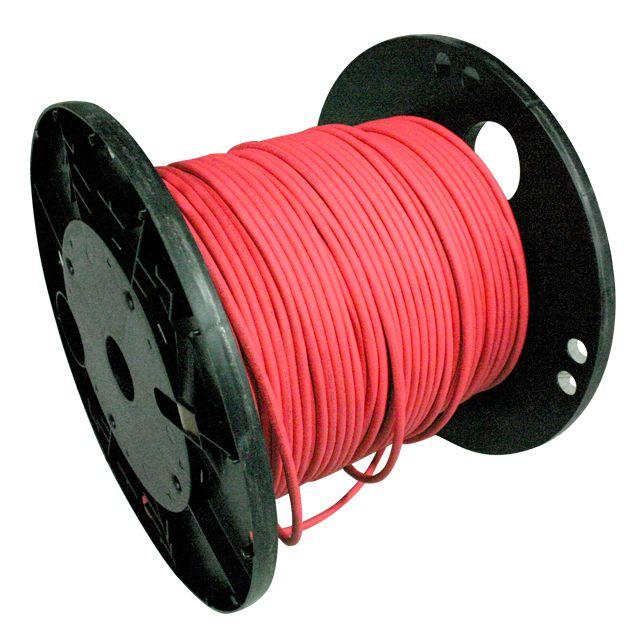 Mencom 60CSWR1-1000 Ethernet, Shielded, Raw Spool Cable, 4 Pole, 24awg, 1000 ft, Red, TPE
