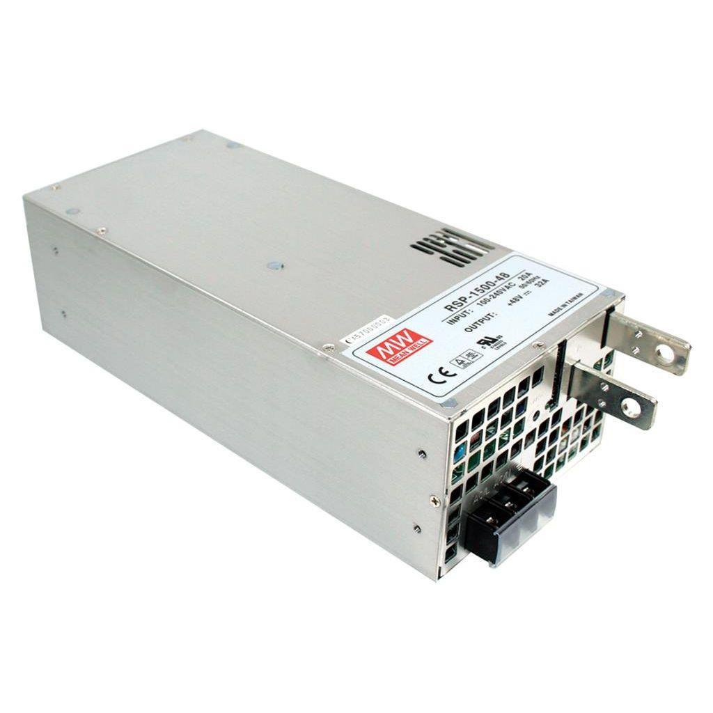MEAN WELL RSP-1500-27 AC-DC Single Output Enclosed power supply; Output 27VDC Single Output at 56A; PFC; forced air cooling
