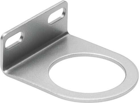 Festo 159503 mounting bracket HR-1/4-P Used in conjunction with service units. Corrosion resistance classification CRC: 2 - Moderate corrosion stress, Materials note: Free of copper and PTFE