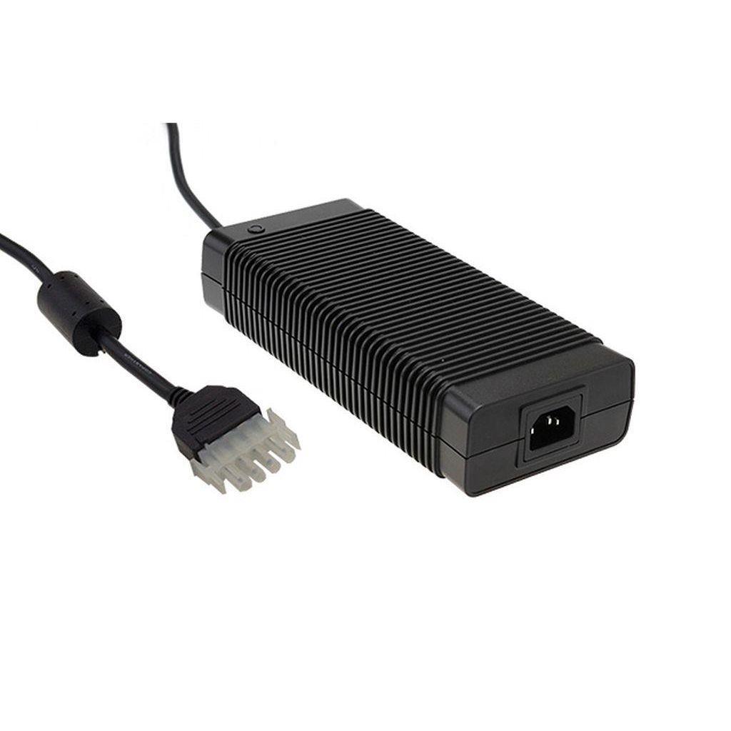 MEAN WELL GST280A48-C4P AC-DC Industrial desktop adaptor; Output 48Vdc at 5.84A; 3 pin AC inlet IEC320-C14