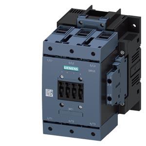 Siemens 3RT1054-1AB36 Power contactor, AC-3 115 A, 55 kW / 400 V AC (50-60 Hz) / DC operation 23-26 V UC Auxiliary contacts 2 NO + 2 NC 3-pole, Size S6 with box terminals Drive: conventional screw terminal