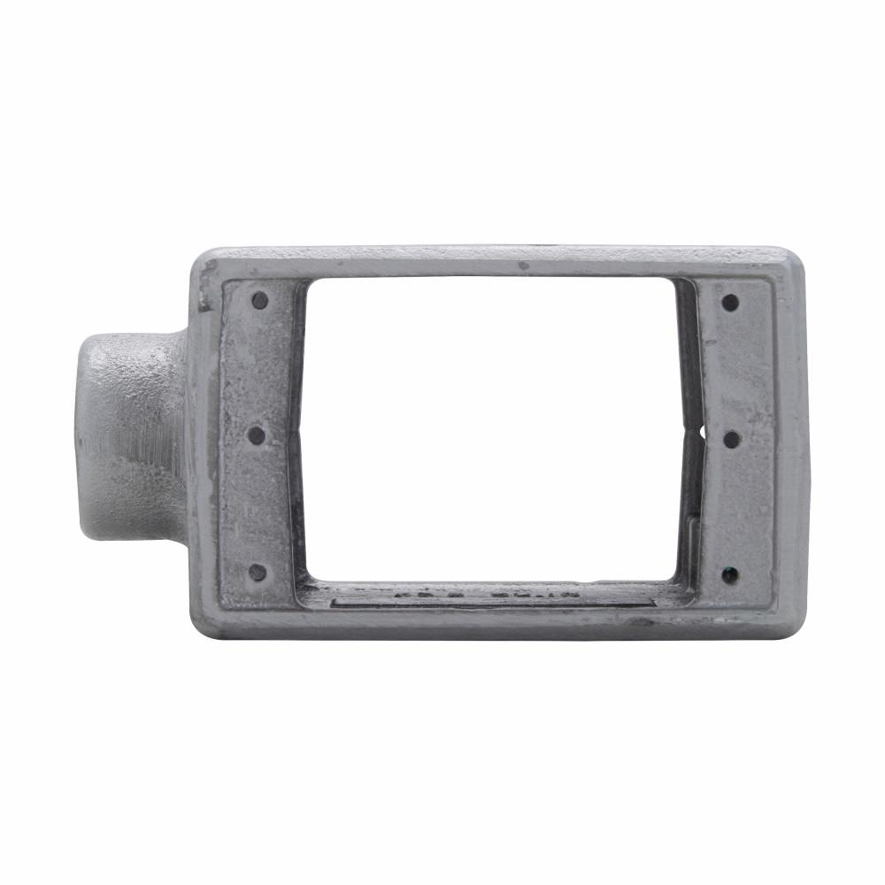 Eaton FS152 Eaton Crouse-Hinds series Condulet FS device box, Shallow, Double face, Feraloy iron alloy, Single-gang, 1/2"