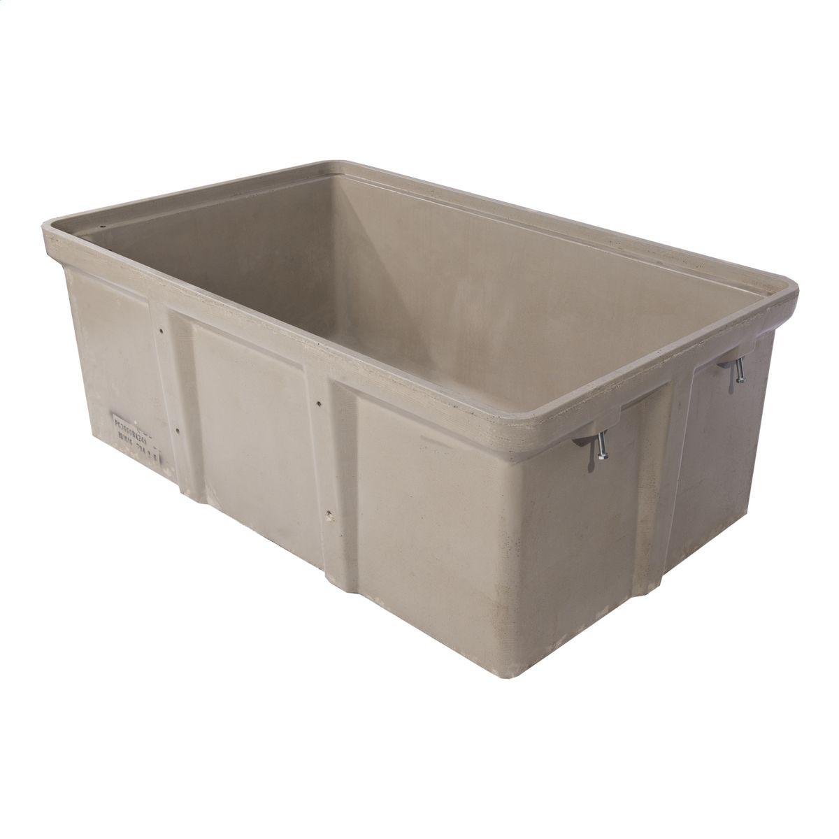 Hubbell PG3660BA31 Box, Polymer Concrete, Tier 22, 36"x60"X31", Straight Wall, Open Bottom 