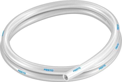 Festo 567967 plastic tubing PUN-H-1/2-NT-150-CB Approved for use in food processing (hydrolysis resistant) Outer diameter, inches: 1/2, Bending radius relevant for flow rate: 0,204 Fuß, Min. bending radius: 0,075 Fuß, Tubing characteristics: Suitable for energy chains