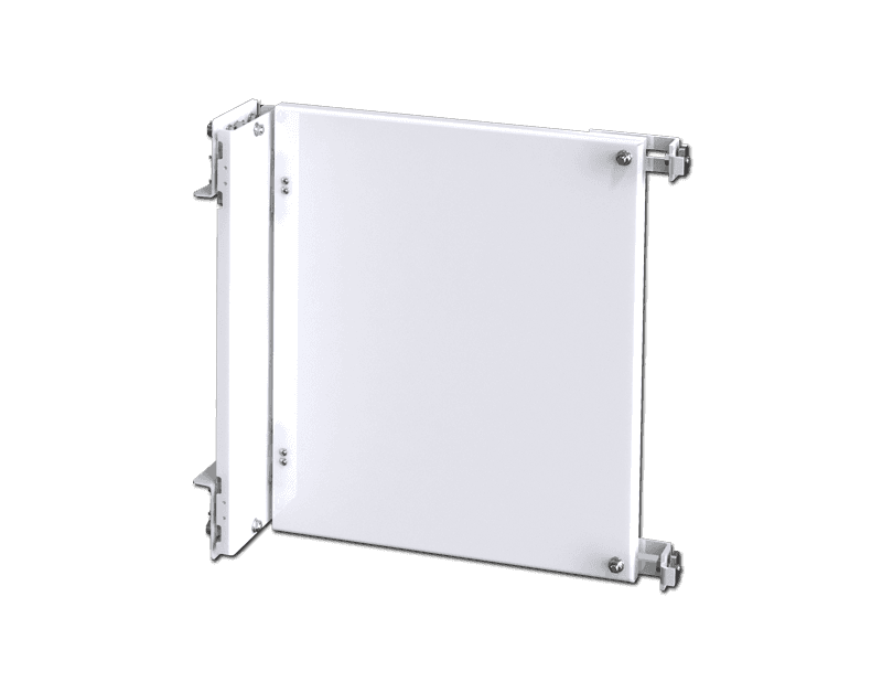 Saginaw Control SCE-14P1 Panel, Swing Out, Height:22.00", Width:18.13", Depth:0.85", Powder coated white.