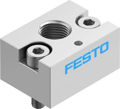 Festo 8099850 Connector VABD-B14-P1-G18 Assembly position: Any, Operating pressure: 1,5 - 10 bar, Operating medium: Compressed air in accordance with ISO8573-1:2010 [7:-:-], Corrosion resistance classification CRC: 2 - Moderate corrosion stress, Storage temperature: -2