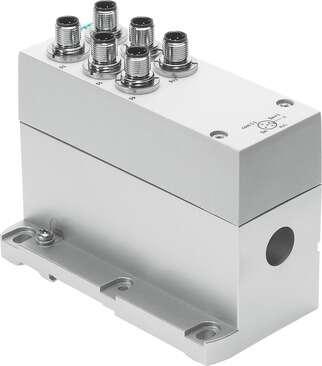 Festo 549046 multi-pin node VABE-S6-LT-C-S6-R5 For valve terminals VTSA and VTSA-F. Assembly position: Any, Max. number of valve positions: (* 12 with monostable valves, * 6 with bistable valves), Max. residual current: 10 A, Nominal operating voltage DC: 24 V, Permis