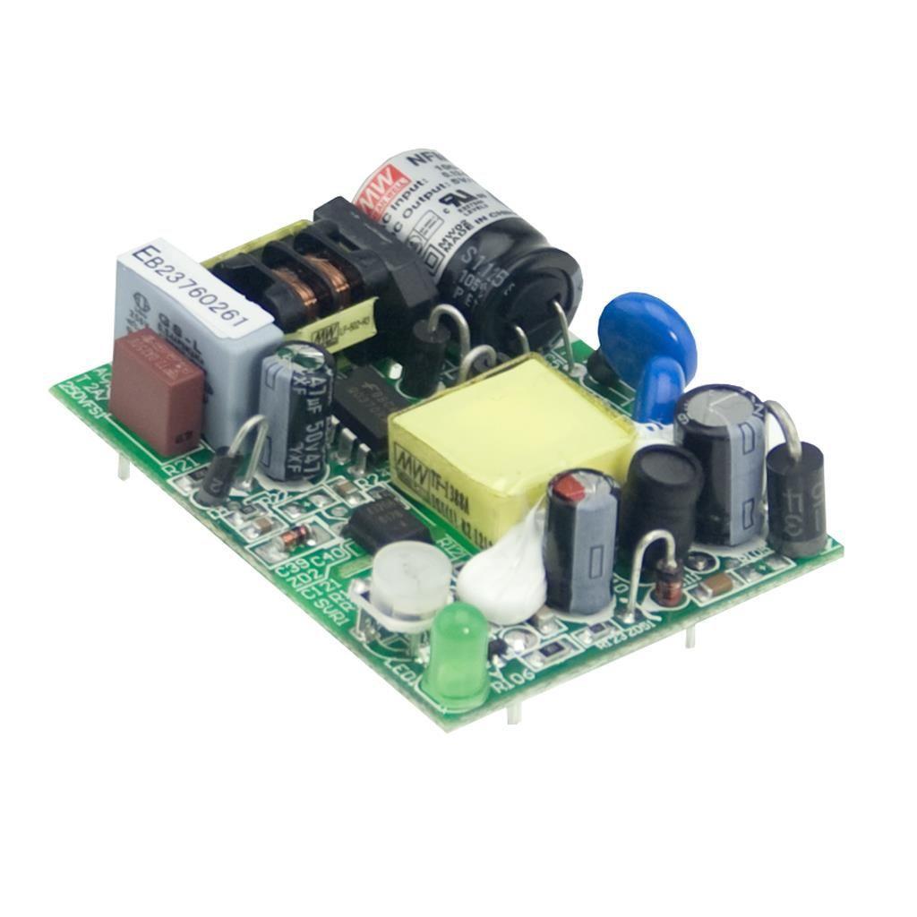 MEAN WELL NFM-05-24 AC-DC Single output Medical Open frame power supply; Output 24Vdc at 0.23A; PCB mount; 2xMOPP; NFM-05-24 is succeeded by MFM-05-24.