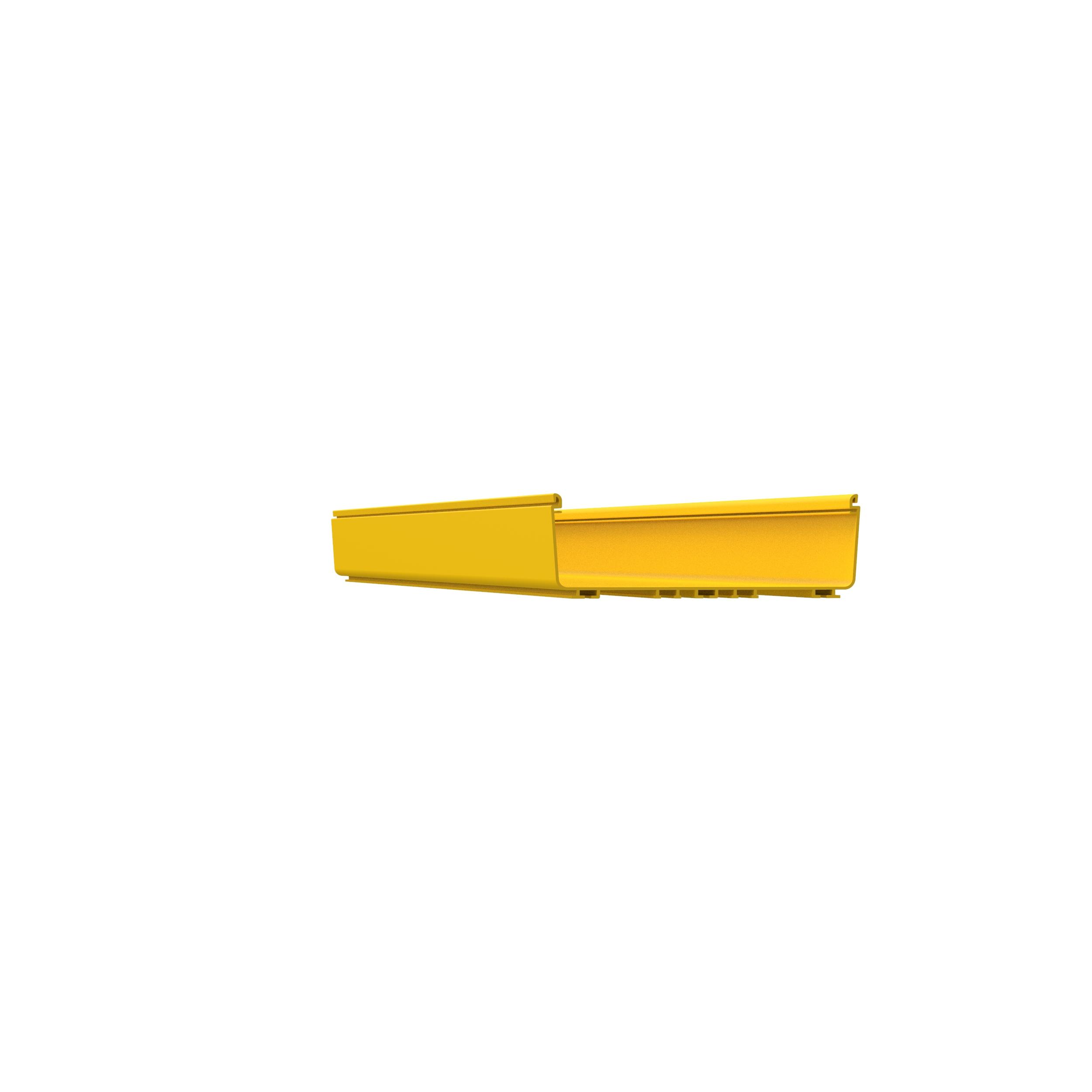 Panduit FR12X4YL2 FiberRunner® Horizontal Tray, 12x4, 2m, Yellow