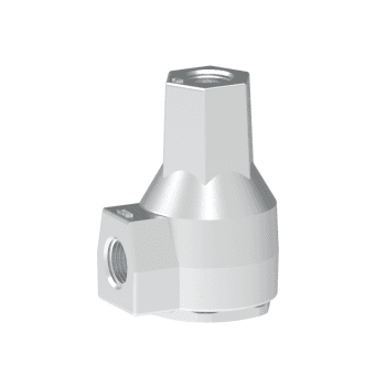 Humphrey SQE1 Quick Exhaust Valves, The Humphrey Quick Exhaust, Number of Ports: 3 ports, Number of Positions: 2 positions, Valve Function: Quick Exhaust, Piping Type: Inline, Direct Piping, Options Included: Use as Shuttle Valve, Plug EXH port for use as Check Valve, 