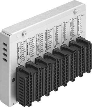 Festo 575300 input/output module CDPX-EA-V1 Depth: 34 mm, Height: 89 mm, Length: 125 mm, Authorisation: (* C-Tick, * c UL us - Listed (OL)), CE mark (see declaration of conformity): to EU directive for EMC