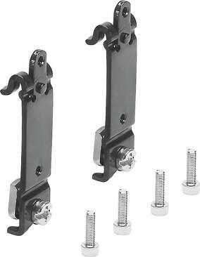 Festo 527639 mounting CPVSC1-HS35 For attachment to top-hat rail Materials note: Conforms to RoHS