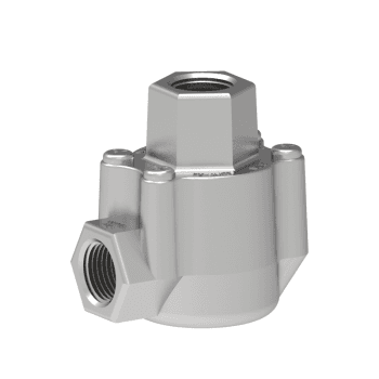 Humphrey QE3VAI Quick Exhaust Valves, The Humphrey Quick Exhaust, Number of Ports: 3 ports, Number of Positions: 2 positions, Valve Function: Quick Exhaust, Piping Type: Inline, Direct Piping, Options Included: Use as Shuttle Valve, Plug EXH port for use as Check Valve, 