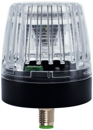 Murr Elektronik 4000-76056-1315000 COMLIGHT56 LED CLEAR STATUS LIGHT, With 4 pole M12 bottom exit