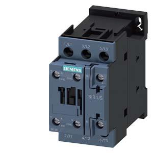 Siemens 3RT2026-1AK60 power contactor, AC-3 25 A, 11 kW / 400 V 1 NO + 1 NC, 110 V AC, 50 Hz, 120 V, 60 Hz, 3-pole, Size S0, screw terminal