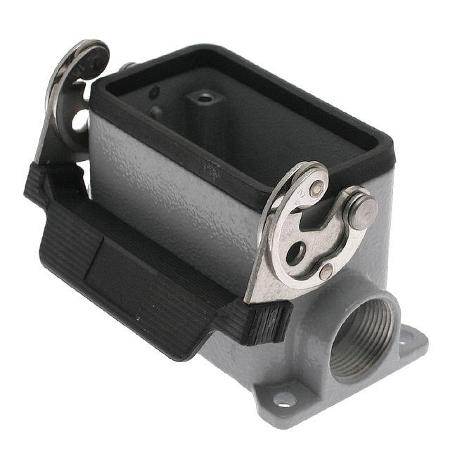 Mencom CHP-10L Standard, Rectangular Base, Single Latch, Surface mount, size 57.27, Side PG16 cable entry