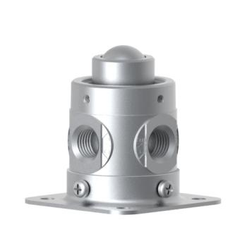 Humphrey 250B31021VAI Mechanical Valves, Roller Ball Operated Valves, Number of Ports: 3 ports, Number of Positions: 2 positions, Valve Function: Normally closed, Piping Type: Inline, Direct piping, Options Included: Mounting base, Approx Size (in) HxWxD: 2.38 x 1.56 DIA