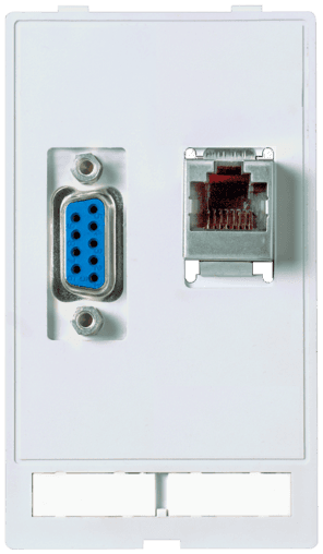 Murr Elektronik 4000-68000-1410000 MODLINK MSDD DATA INSERT, 1×SUB-D9 female/female + 1×RJ45