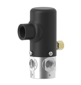 Humphrey VV250AE131120FLY245060 Solenoid Valves, Small 2-Way & 3-Way Solenoid Operated, Number of Ports: 3 ports, Number of Positions: 2 positions, Valve Function: Single Solenoid, Normally Open, Piping Type: Inline, Direct Piping, Approx Size (in) HxWxD: 4.38 x 1.63 DIA, Media: Vacuum