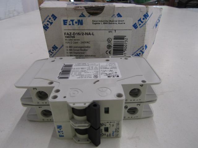 FAZ-D15/2-NA-L Part Image. Manufactured by Eaton.