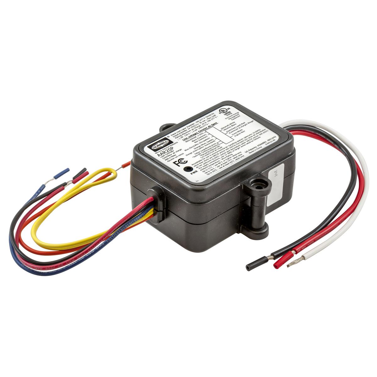 Hubbell AAR20P Occupancy and V ACancy Sensors, Add-A-Relay, Heavy Duty, 20A Latching 