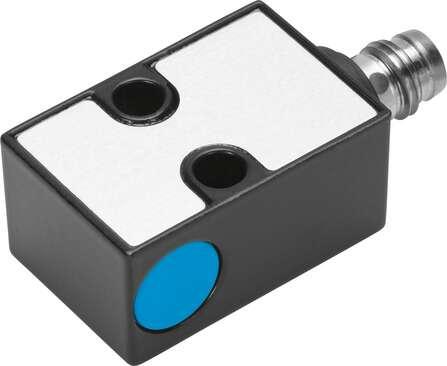 Festo 150491 proximity sensor SIES-V3B-PS-S-L Inductive, special mechanical design. Conforms to standard: EN 60947-5-2, Authorisation: (* RCM Mark, * c UL us - Listed (OL)), CE mark (see declaration of conformity): to EU directive for EMC, Materials note: Free of copp