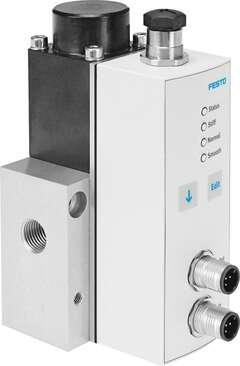 Festo 1635992 proportional pressure regulator VPPL-3L-3-G14-0L20H-A4-A-S1-6 Nominal diameter, pressurisation: 2,5 mm, Nominal diameter, exhaust: 2,5 mm, Type of actuation: electrical, Sealing principle: soft, Assembly position: (* Any, * Preferably upright)