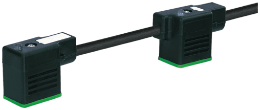 Murr Elektronik 7000-58221-6170150 MSUD double valve B-10mm with cable, PVC 4x0.75 bk 1.5m