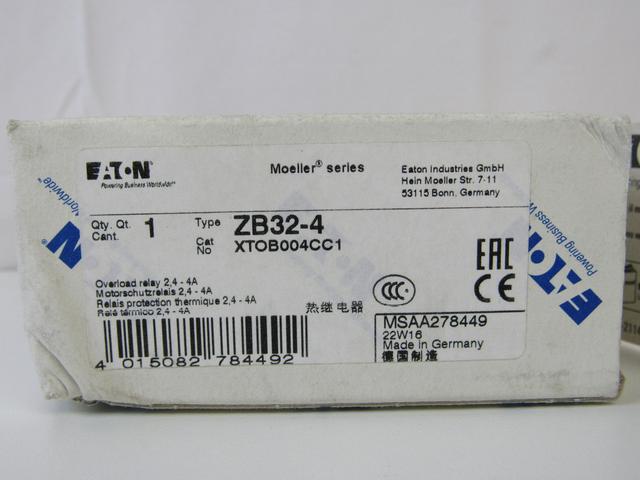 XTOB004CC1 Part Image. Manufactured by Eaton.