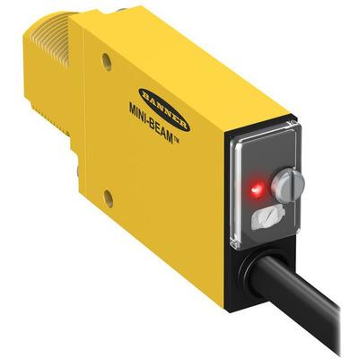 Banner SM2A312D W-30 Photo-electric sensor with diffuse mode - Banner Engineering (MINI-BEAM series - SM2A312) - Part #26319 - Sensing range 380mm - Visible red light (650nm) - 1 x digital output (Solid-state AC output; SPST contact type) - Supply voltage 24Vac-240Vac (200Vac