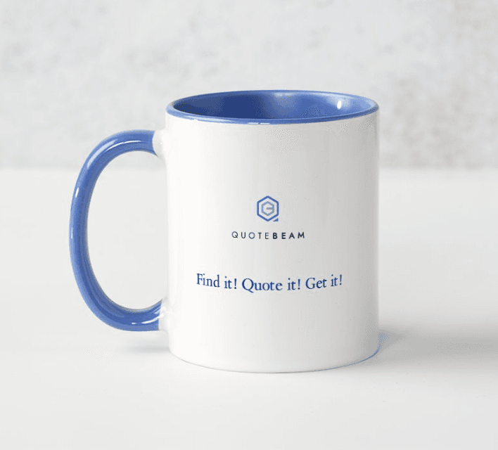 Quotebeam QB-1001 Quotebeam customized mug.