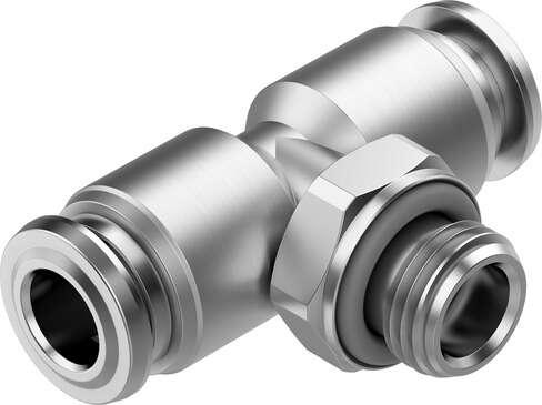 Festo 8099100 push-in fitting NPQR-T-G14-Q10 Size: Standard, Nominal size: 8 mm, Type of seal on screw-in stud: Sealing ring, Assembly position: Any, Container size: 1
