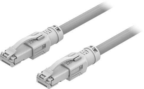 Festo 8082383 connecting cable NEBC-R3G8-KS-0.2-N-S-R3G8-ET Cable identification: Without inscription label holder, Product weight: 15 g, Electrical connection 1, function: Field device side, Electrical connection 1, design: Angular, Electrical connection 1, connection