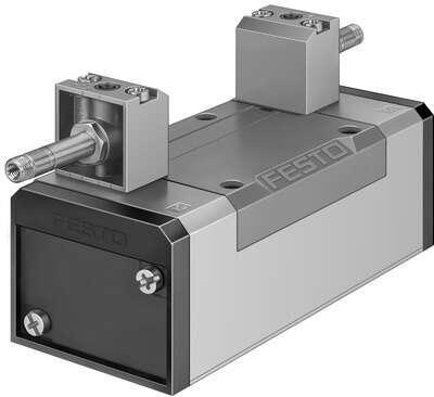 Festo 151033 solenoid valve JMFH-5/2-D-3-S-C With manual overrides, without solenoid coils or sockets. Solenoid coils and sockets should be ordered separately. Valve function: 5/2 bistable, Type of actuation: electrical, Width: 65 mm, Standard nominal flow rate: 4500 