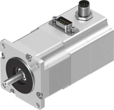 Festo 1370475 stepper motor EMMS-ST-57-S-SE-G2 Without gearing, without brake. Ambient temperature: -10 - 50 °C, Storage temperature: -20 - 70 °C, Relative air humidity: 0 - 85 %, Conforms to standard: IEC 60034, Insulation protection class: B