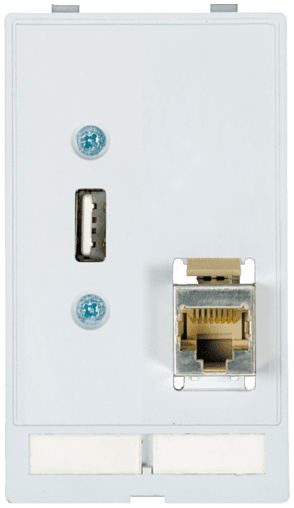 Murr Elektronik 4000-68000-1310000 MODLINK MSDD DATA INSERT, 1xUSB-A female/female + 1xRJ45