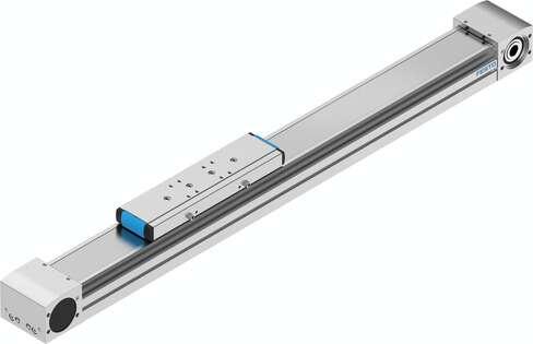 Festo 8041859 toothed belt axis ELGA-TB-KF-80-500-0H With recirculating ball bearing guide Effective diameter of drive pinion: 39,79 mm, Working stroke: 500 mm, Size: 80, Stroke reserve: 0 mm, Toothed-belt stretch: 0,168 %