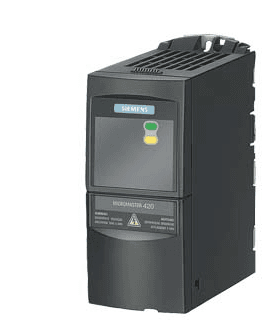 Siemens 6SE6 420-2UC17-5AA1 W/O AOP/BOP AMBIENT TEMP -10 TO +50 DEG C PROTECTION IP20 173 X 73 X 149 (H X W X D) VARIABLE TORQUE POWER 0.75 KW OVERLOAD 150% FOR 60S CONSTANT TORQUE POWER 0.75 KW 1/3AC 200-240V +10/-10% 47-63HZ UNFILTERED MICROMASTER  Product cancelled on 10/01/19