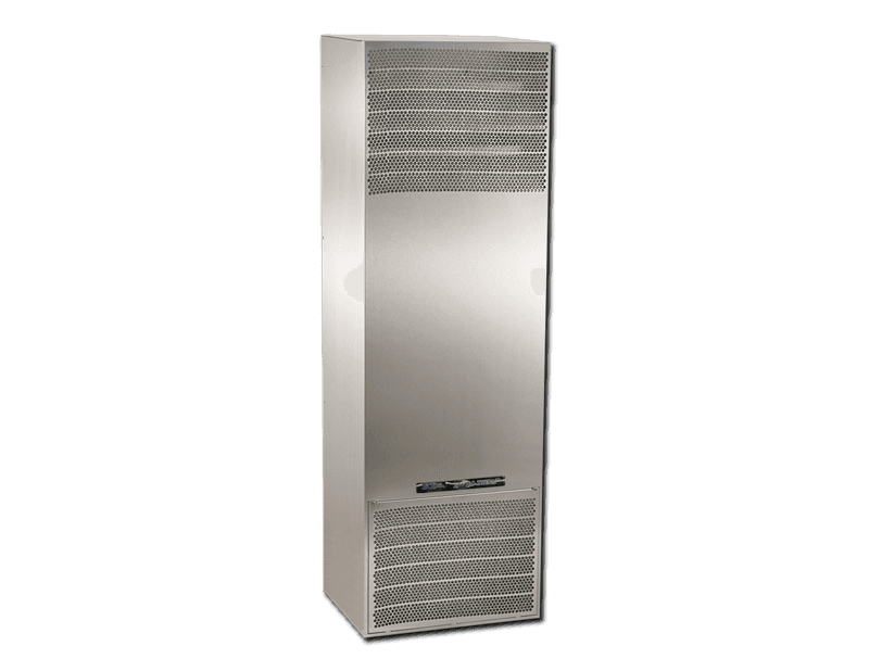 Saginaw Control SCE-AC13650B460V3SS6 Conditioner, Air - 13650 BTU/Hr. 460 Volt, Height:61.02", Width:18.00", Depth:13.98", #4 brushed finish 316 Stainless Steel Cover