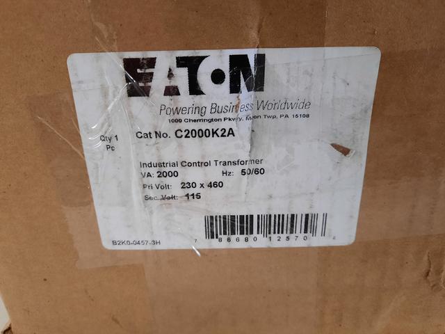 C2000K2A Part Image. Manufactured by Eaton.