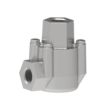 Humphrey QE4 Quick Exhaust Valves, The Humphrey Quick Exhaust, Number of Ports: 3 ports, Number of Positions: 2 positions, Valve Function: Quick Exhaust, Piping Type: Inline, Direct Piping, Options Included: Use as Shuttle Valve, Plug EXH port for use as Check Valve, 