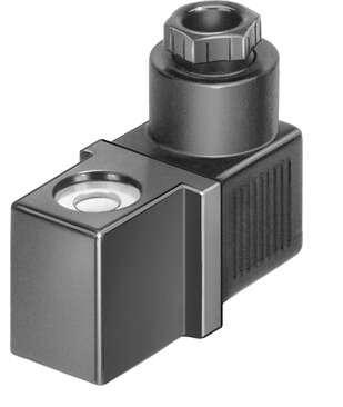 Festo 13266 solenoid coil MSFW-230-50/60-DS With standard plug socket per DIN EN 175301 Assembly position: Any, Switching position indicator: No, Min. pickup time: 10 ms, Duty cycle: 100 %, Power factor cos {phi}: 0,7