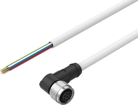 Festo 8094476 connecting cable NEBC-M12W8-E-2-N-B-LE8 Based on the standard: EN 61076-2-101, Authorisation: c UL us - Listed (OL), Certificate issuing department: UL E474609, Cable identification: Without inscription label holder, Product weight: 105 g