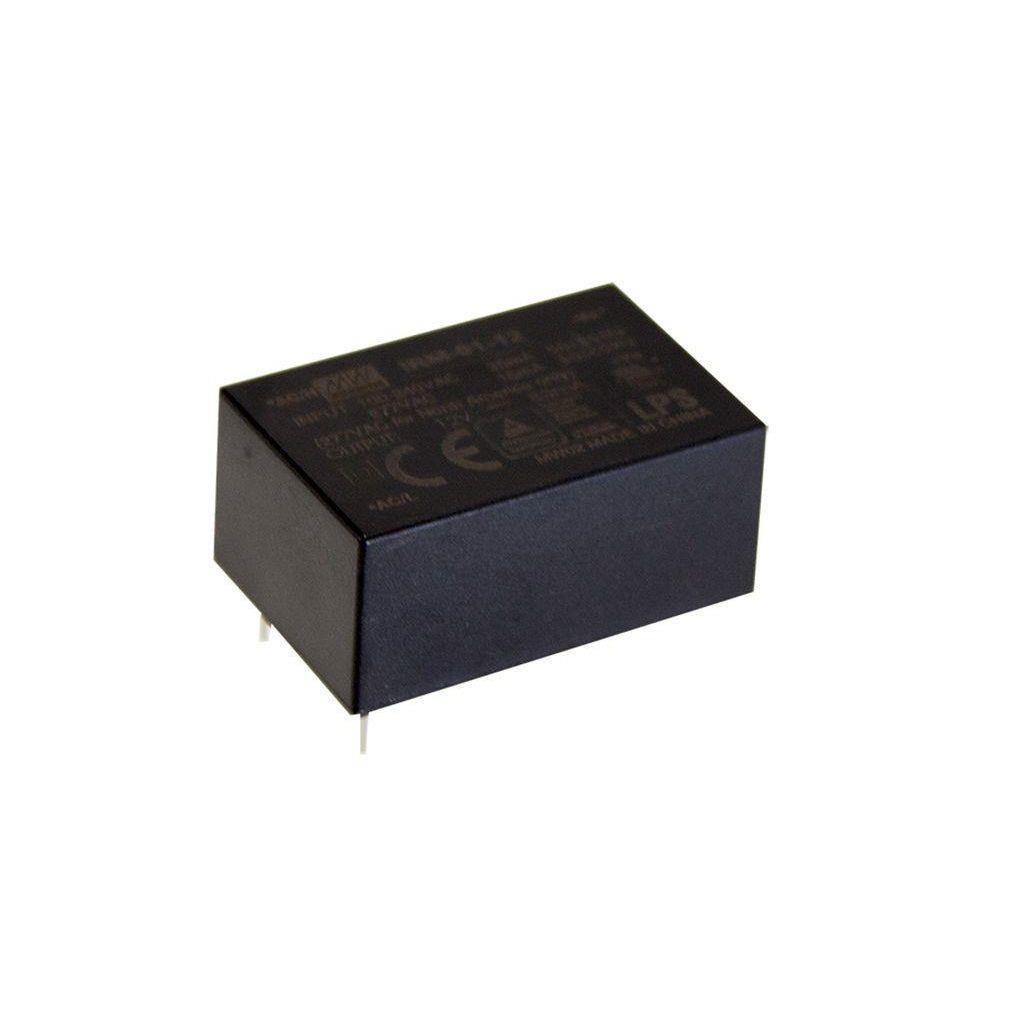 MEAN WELL IRM-01-5 AC-DC Single Output Encapsulated power supply; Input 85-305Vac; Output 5Vdc at 0.2A; PCB mount; miniature size